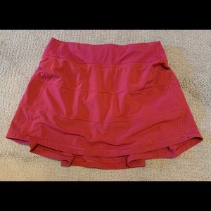 Maroon lululemon skirt